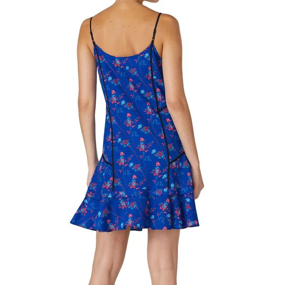 Thakoon Blue Floral Shift Dress 6 - Picture 2 of 6